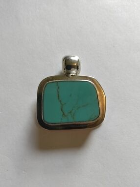 Vintage Mexico 925 Turquoise Pendant